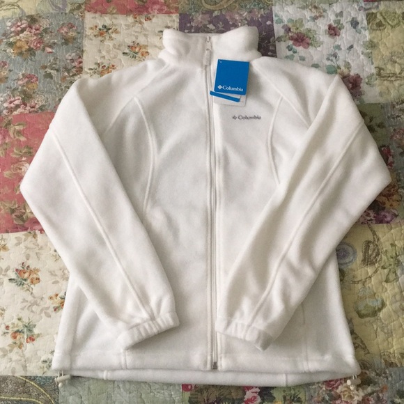 Columbia Jackets & Blazers - White Columbia Jacket